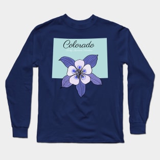 Colorado State Flower Long Sleeve T-Shirt